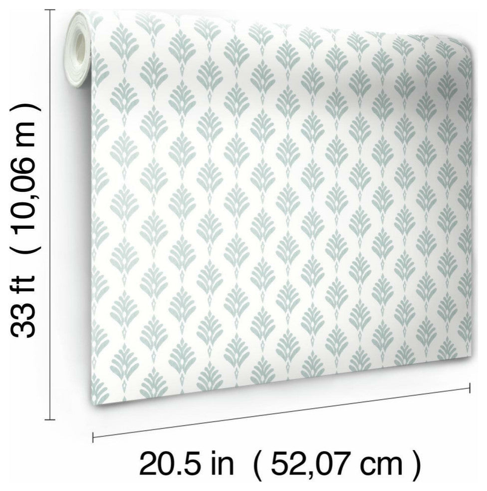 French Scallop Wallpaper