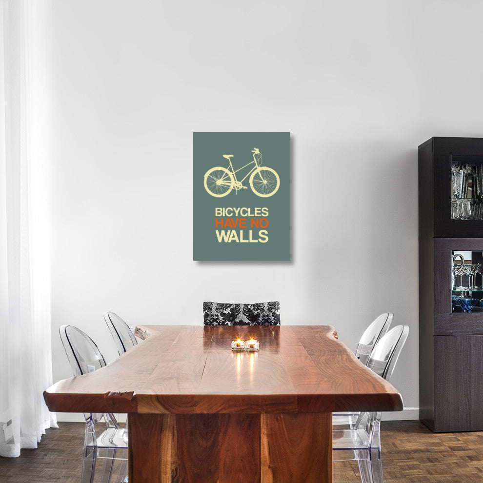 "Bicycles Have No Walls Poster 3" Fine Art Print