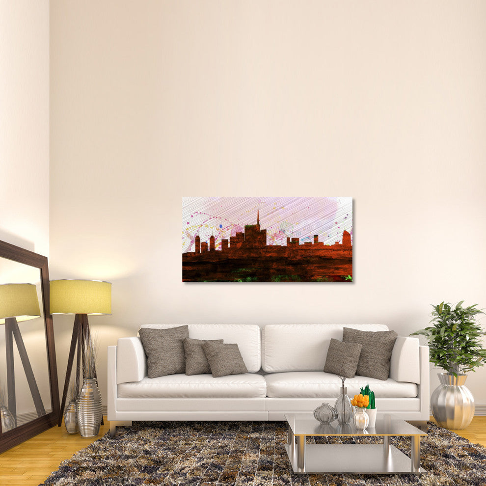 "Milan City Skyline" Fine Art Print