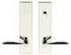 Stratus Lever, Tubular Passage With Privacy Bolt, RH, Polished Stainless Steel