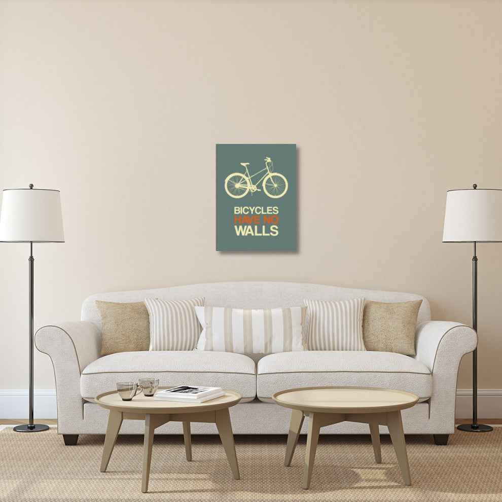 "Bicycles Have No Walls Poster 3" Fine Art Print