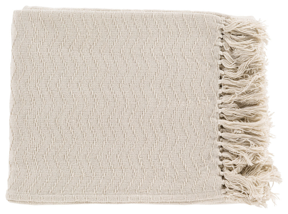 Thelma THM-6000 50"x60" Throw, Cream