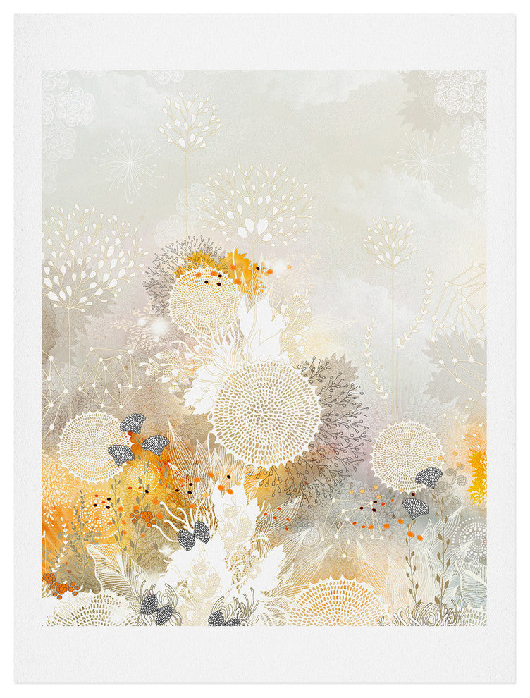 Deny Designs Iveta Abolina White Velvet Art Print