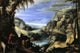 Paul Bril Landscape with Mercury and Argus Premium Canvas Print