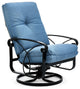 Palazzo Cushion Ultra High Back Swivel Rocker Lounge Chair