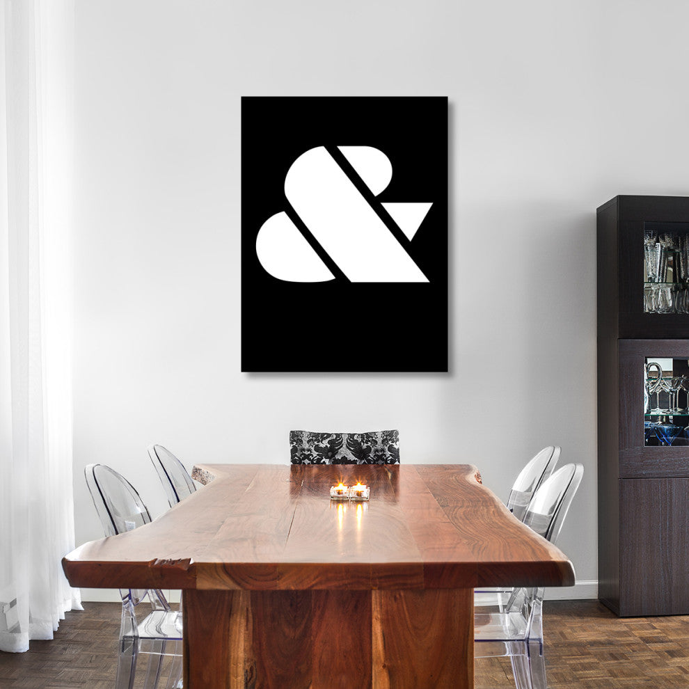 "Ampersand Black and White" Fine Art Print