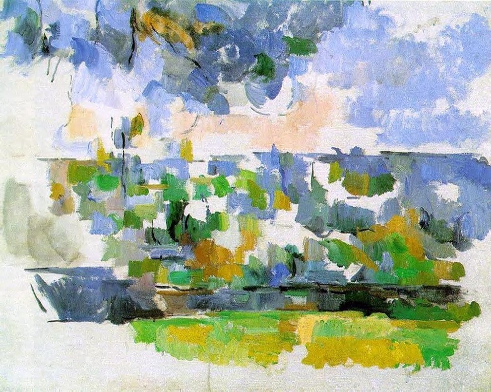 Paul Cezanne The Garden at Les Lauves - 20" x 25" Premium Canvas Print