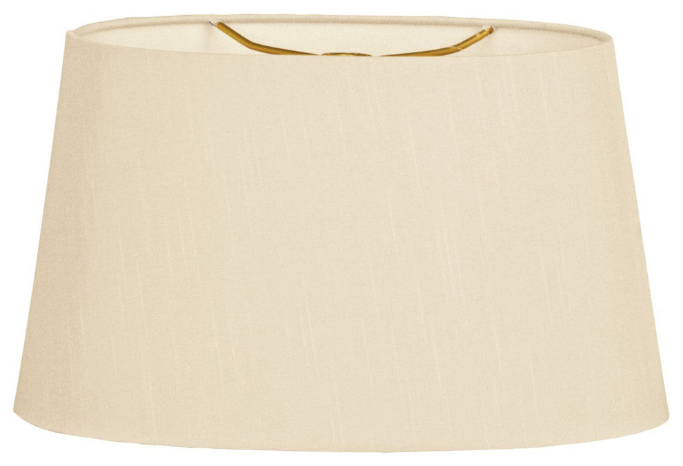 Shallow Oval Hardback Lampshade, 10"x12"x7"