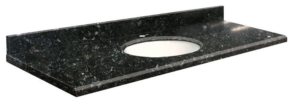 Quartz 61"x22" Vanity Top, 8" Contour, Interlude, White Bowl