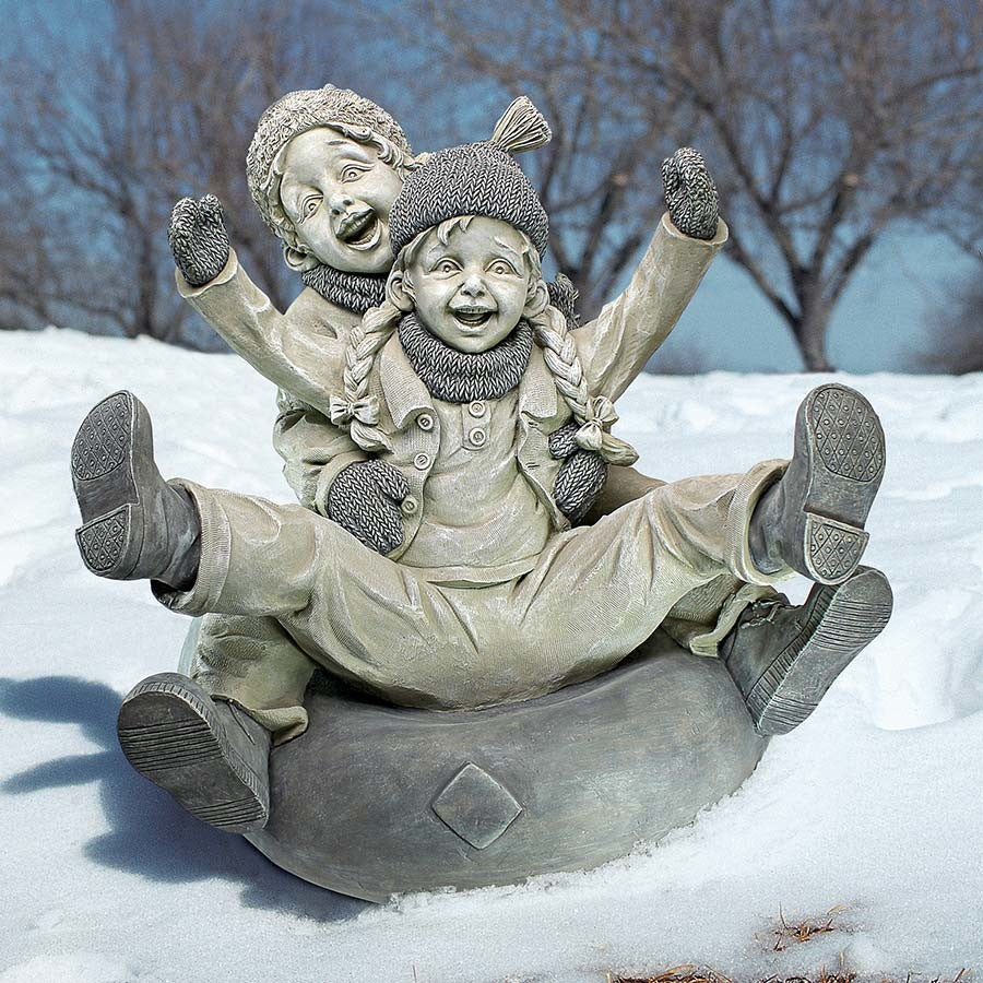 Down Hill Tubing Statue