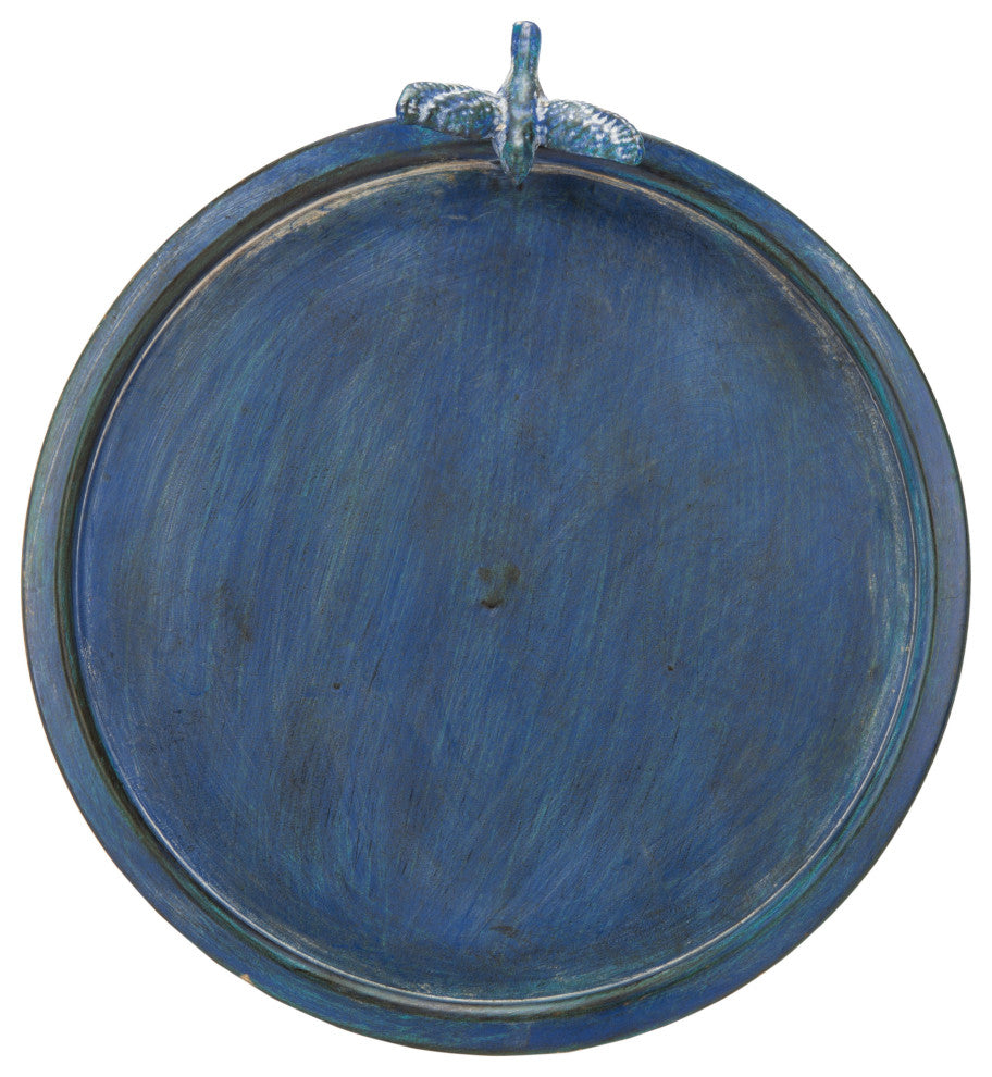 Safavieh Kensi Bird Bath, Antique Blue