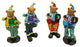Club Plaid Sitting Teddy Bear Christmas Table Top Figures, Set of 144, 5.5"