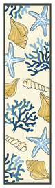 Sonesta 2036 Ivory Seashore Rug, 2'x7'6" Runner