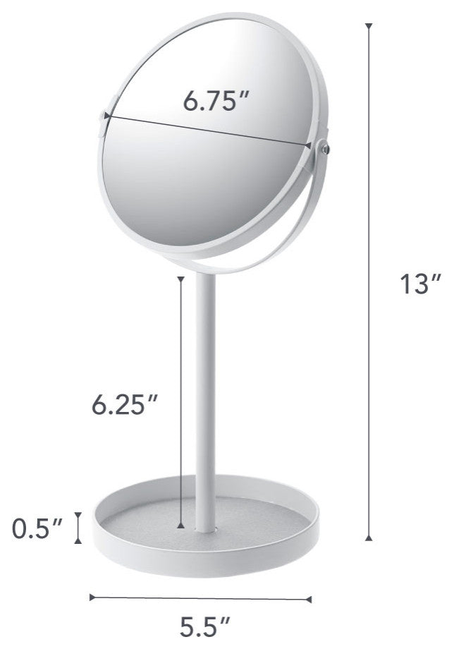 Tower Standing Mirror, White