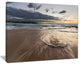 "Morning With Playful Surf And Pleasant Sky" Seascape Wall Art, 20"x12"