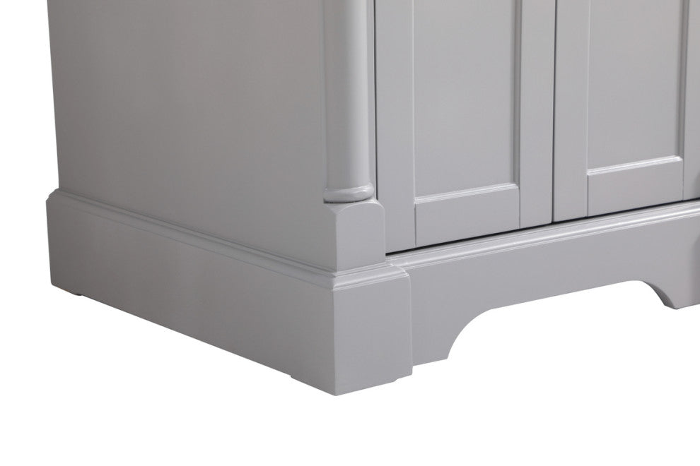 Home Living 24" Single Bathroom Vanity, Gray