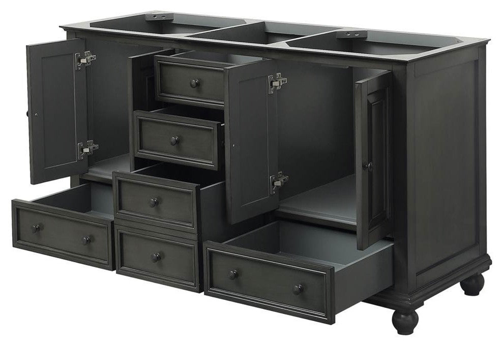 Avanity Thompson 60" Vanity Only, Charcoal Glaze Finish