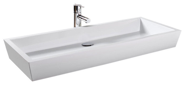 Cube 36" Vessel Bathroom Sink