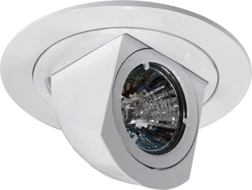 NICOR 4 inch Recessed Retractable Wall Wash Trim with White Finish