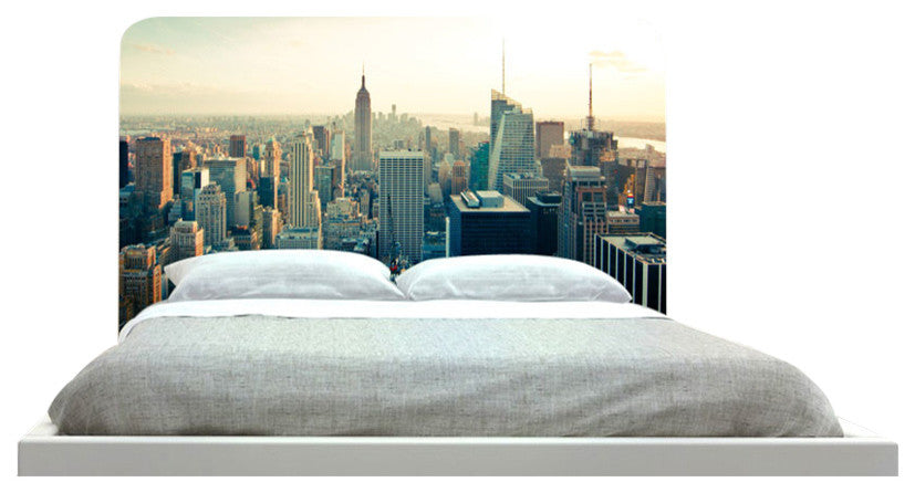 "New York Skyline In The Daytime" Headboard