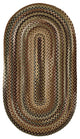 Bangor Braided Oval Rug, Sage Green 2'x3'