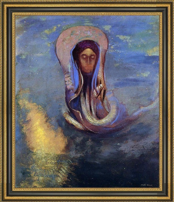 Odilon Redon Oannes - 20" x 25" Framed Premium Canvas Print