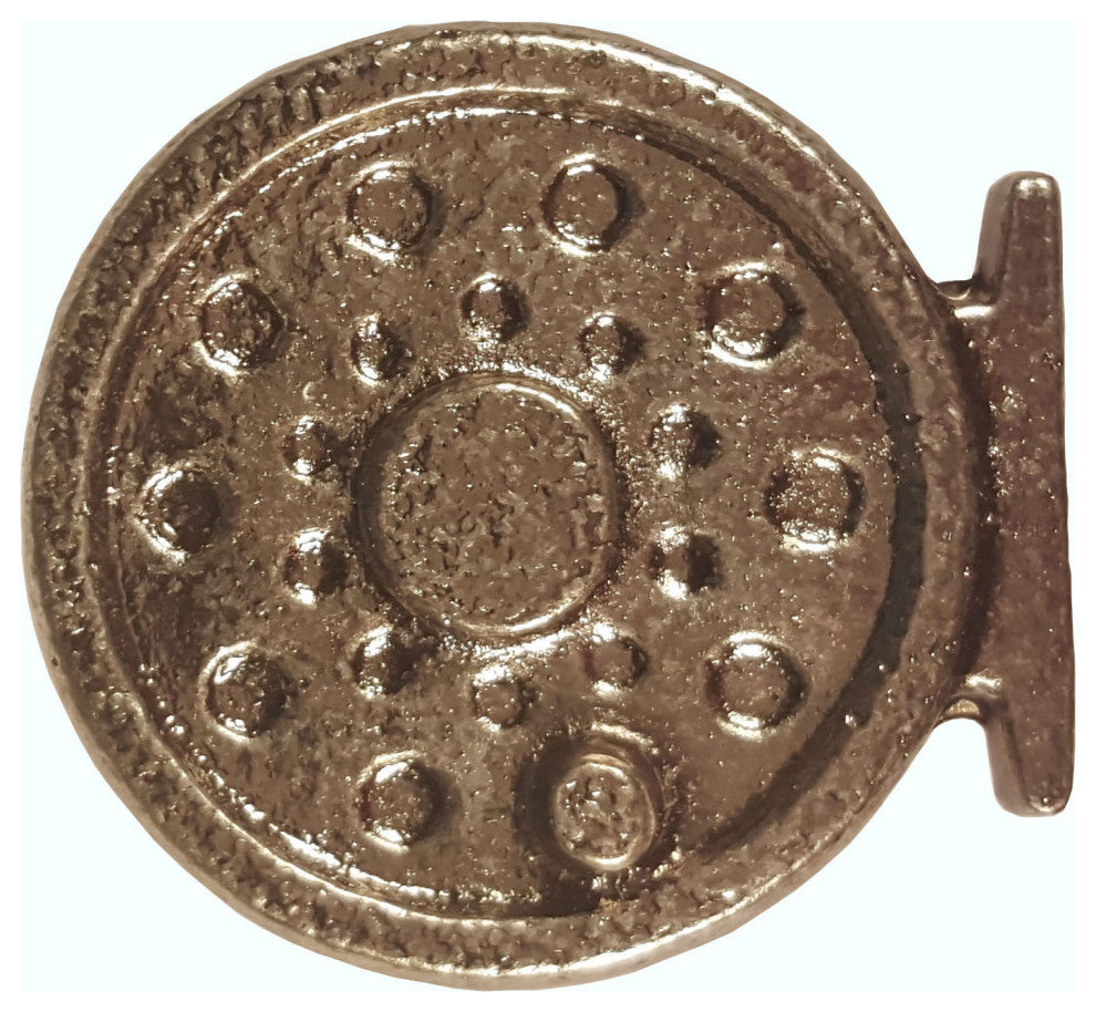 Fly Fishing Reel Cabinet Knob, Nickel