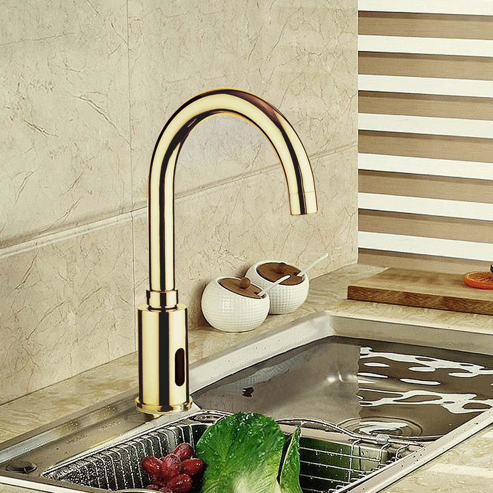 Fontana Gold Plated Motion Sensor Faucet