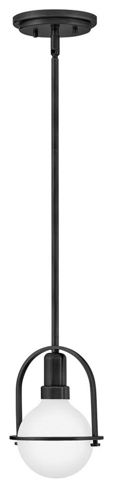 Hinkley Somerset Extra Small Convertible Semi-Flush Mount, Black