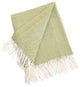 Herringbone Throw, Grass
