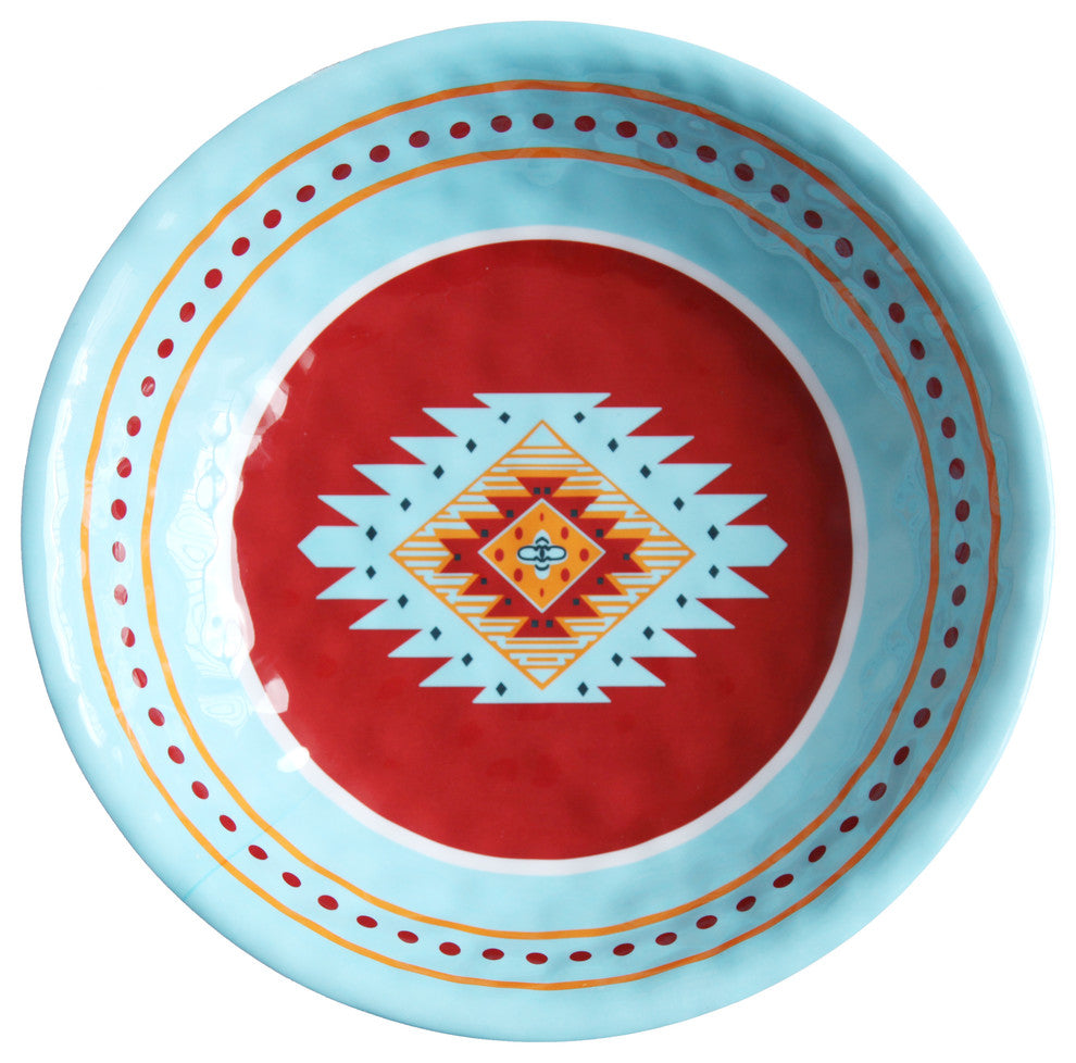Southwest Melamine Serving Bowl, 13.75"
