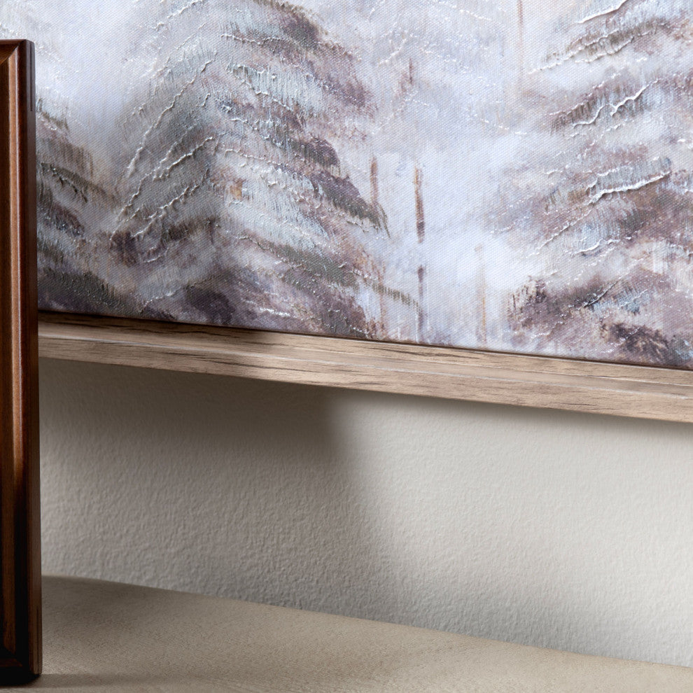 Becker Canvas Wall Art With Brown Frame