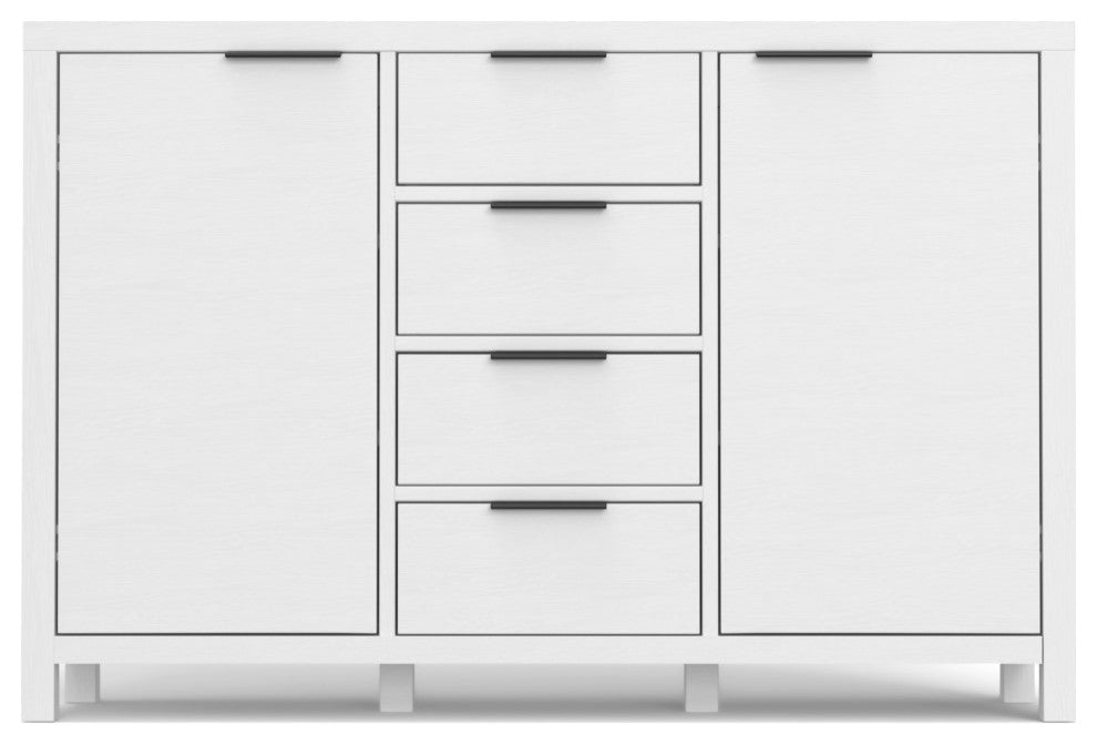 Hollander Solid Wood Sideboard Buffet, White