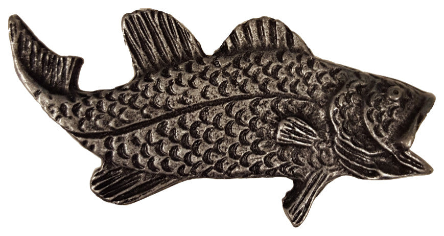 Bass Knob, Right Facing, Pewter