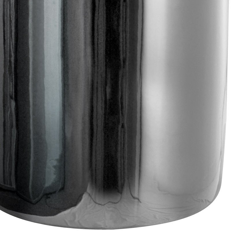 24" Pure Silver Porcelain Umbrella Stand