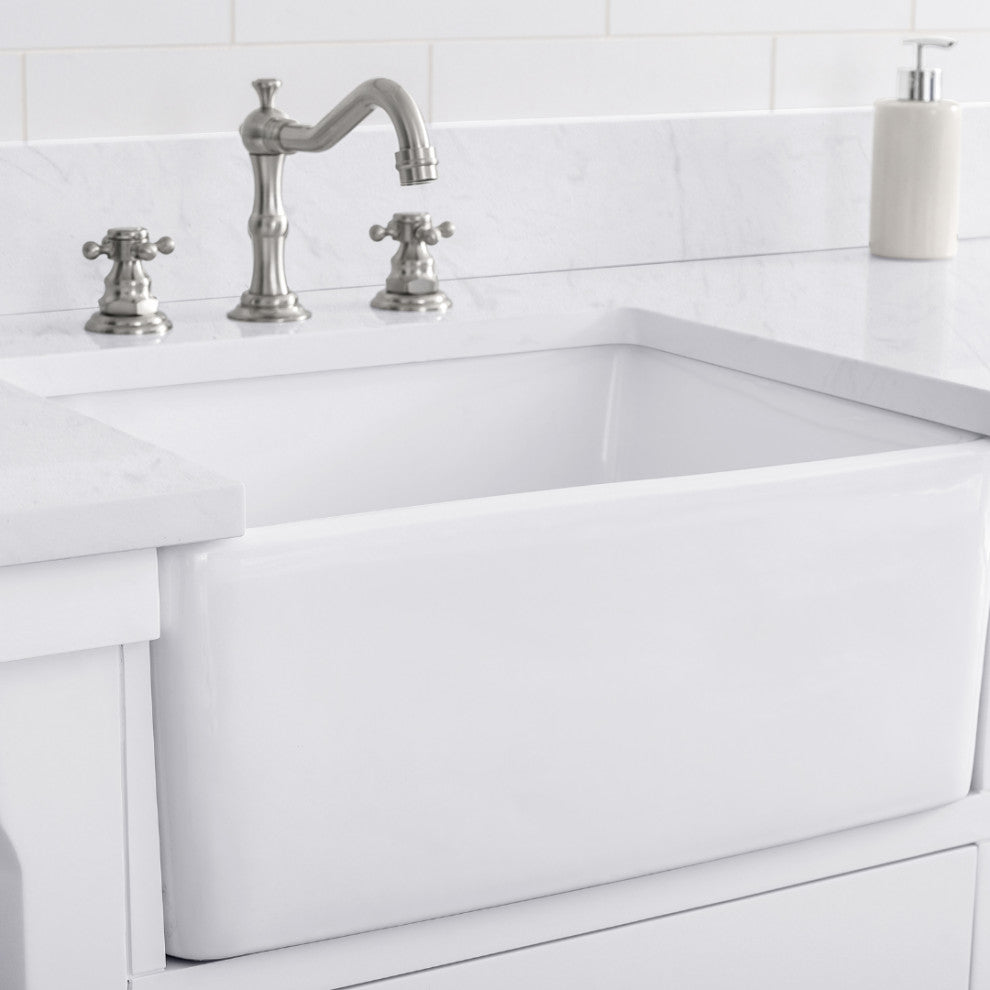 Wesley 72" Bathroom Vanity, White