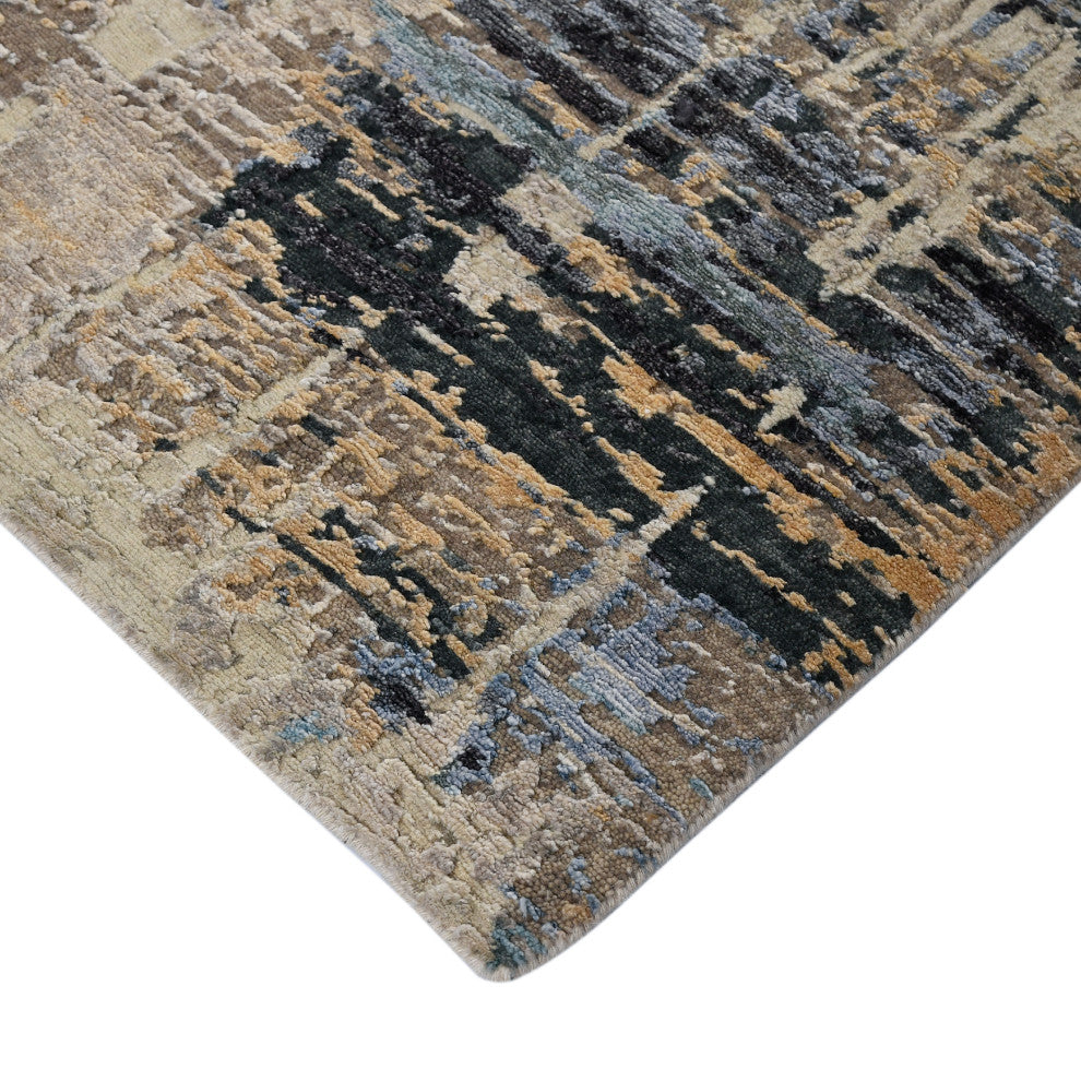 Serena Nania Area Rug, Beige, 9' x 12', Abstract