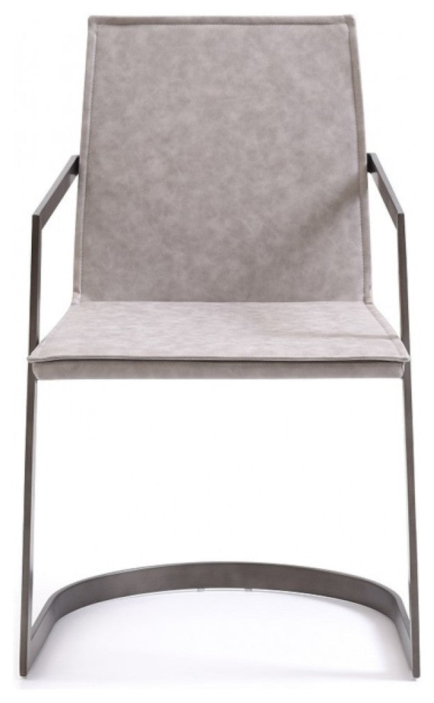 Modrest Jago Modern Dining Chair, Gray
