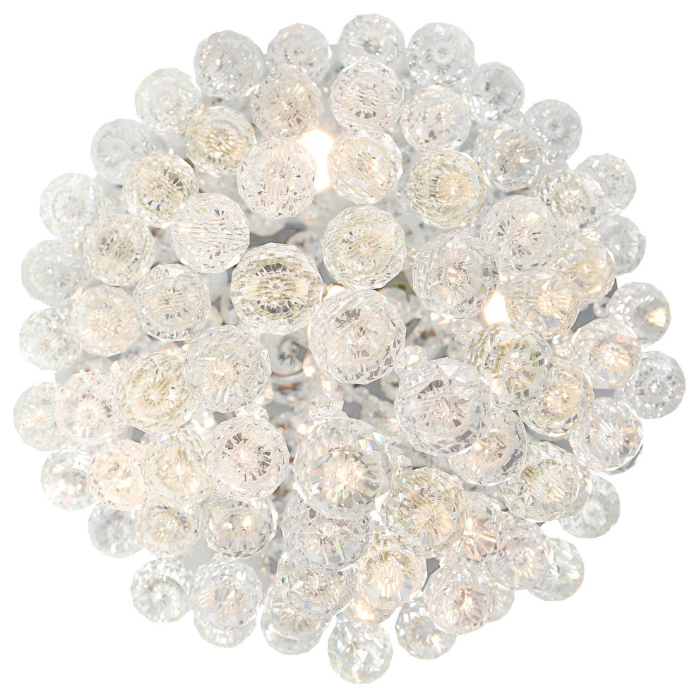 Rain Drop Flush Mount, 16 Inches