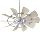 Windmill Transitional Ceiling Fan in Galvanized
