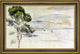 Paul Cezanne Pine Tree in the Arc Valley  Framed Premium Canvas Print, 18"x27"