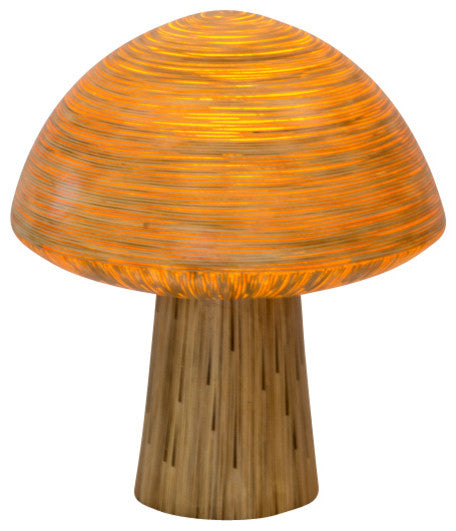 Ixapa Mushroom Lamp With Pitrit Decoration, Medium