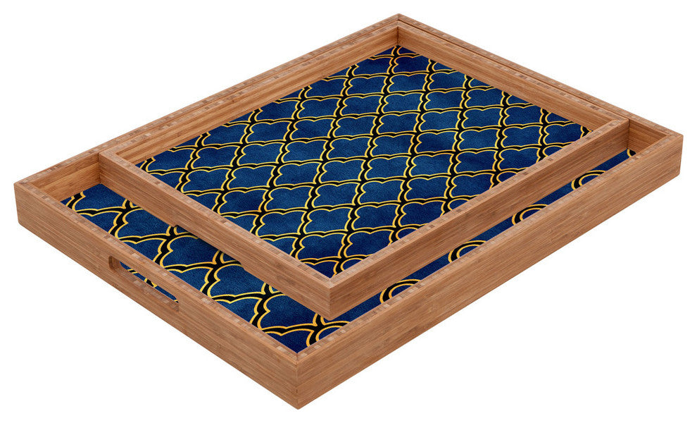 Arcturus Quatrefoil Rectangular Tray