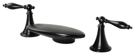 Solid Brass Body Oil Rubbed Bronze LED Bathroom Sink Deck Mounted Mixer Tap