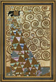 Gustav Klimt An Expectation - 18" x 27" Framed Premium Canvas Print