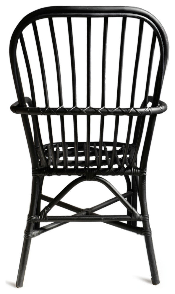 Black Bamboo Dining Chair