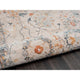 Manor Persian Floral Area Rug, Silver, 2'6"x7'3"