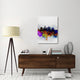 "Los Angeles  Watercolor Skyline 2" Fine Art Print