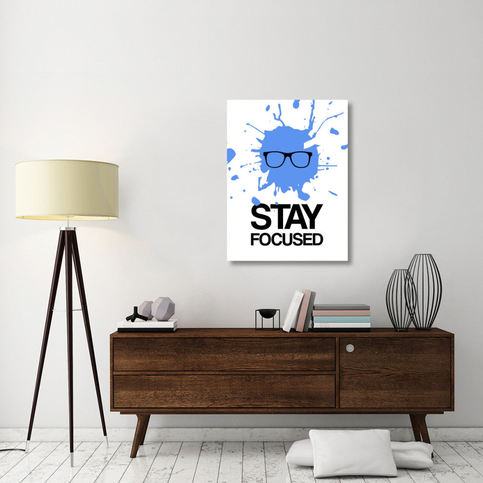 "Stay Focused Splatter Poster 2" Fine Art Print