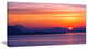 "Stunning Sunset in Greece" Extra Large Seascape Art Canvas, 40"x20"